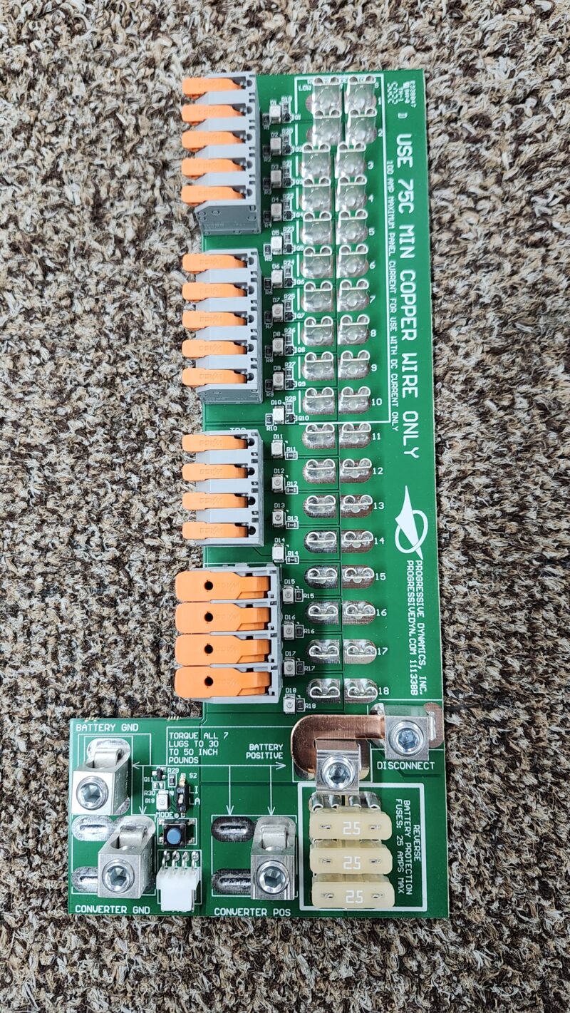 PD4560A Fuse Board with Wago connectors