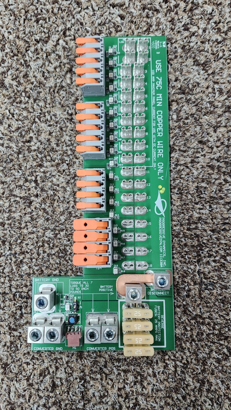 PD4575A  PD4590A Fuse Board with Wago connectors